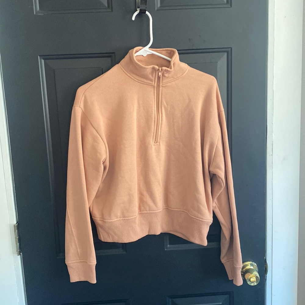Cropped Quarter Zip.